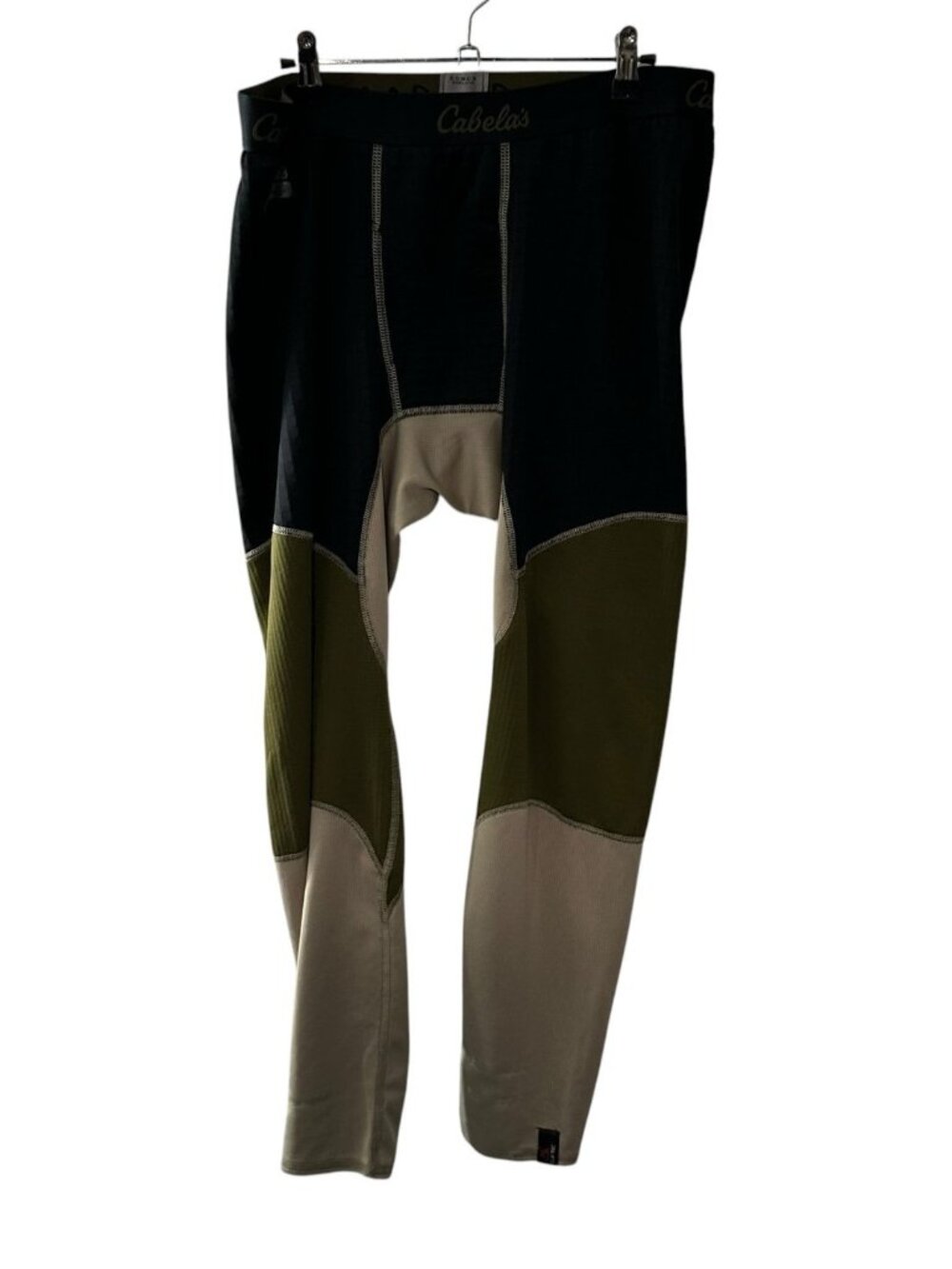 Cabela's ECWCS Thermal Zone Baselayer Mens Black Olive Polartec Leggings Pants L